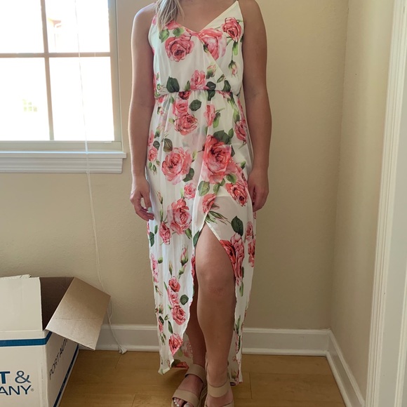 Floral long dress - Picture 1 of 3